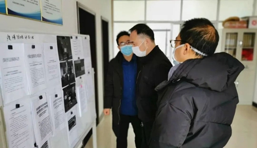 周金平先后到楚星公司、松滋肥業(yè)、實訓(xùn)基地和股份公司檢查疫情防控工作(圖3)