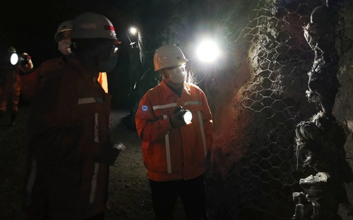 王大真檢查礦業(yè)公司杉樹埡礦疫情防控和復(fù)工復(fù)產(chǎn)工作(圖2) 王大真檢查礦業(yè)公司杉樹埡礦疫情防控和復(fù)工復(fù)產(chǎn)工作(圖2)