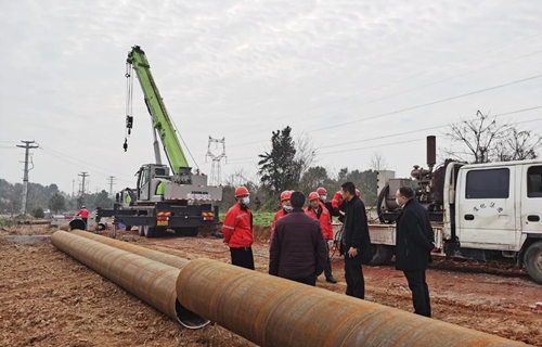 化機(jī)公司華潤(rùn)供熱蒸汽管道工程項(xiàng)目開(kāi)工！(圖1)