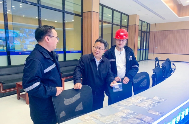 王大真到雙環(huán)公司、降解新材料公司和氨醇項目現(xiàn)場調研(圖2)