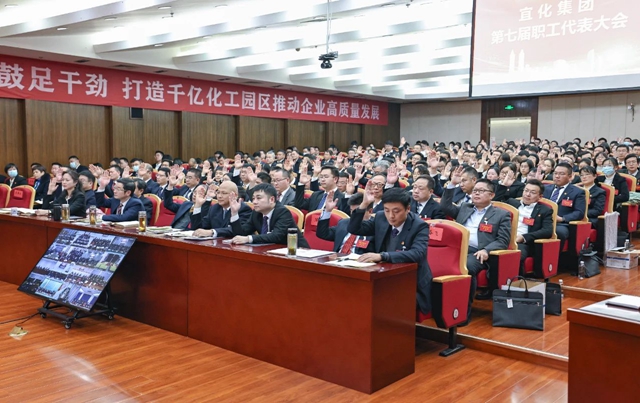 王大真總結(jié)講話 宜化集團2022年度總結(jié)表彰暨第七屆職工代表大會勝利閉幕(圖7) 王大真總結(jié)講話 宜化集團2022年度總結(jié)表彰暨第七屆職工代表大會勝利閉幕(圖7)