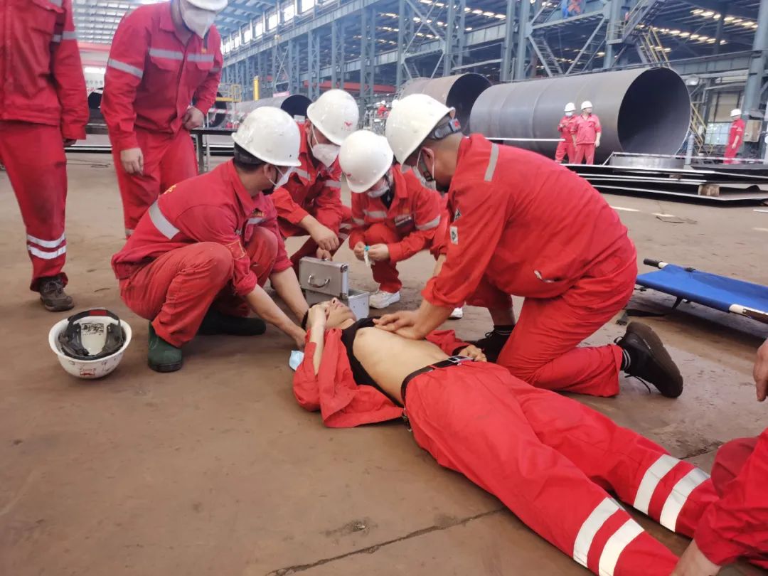 【安全生產(chǎn)月】設(shè)備制造分夷陵制造項(xiàng)目部開展觸電應(yīng)急演練(圖2) 圖片