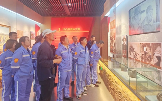 追尋紅色印記！青海宜化開展紅色教育主題黨日活動(圖1)