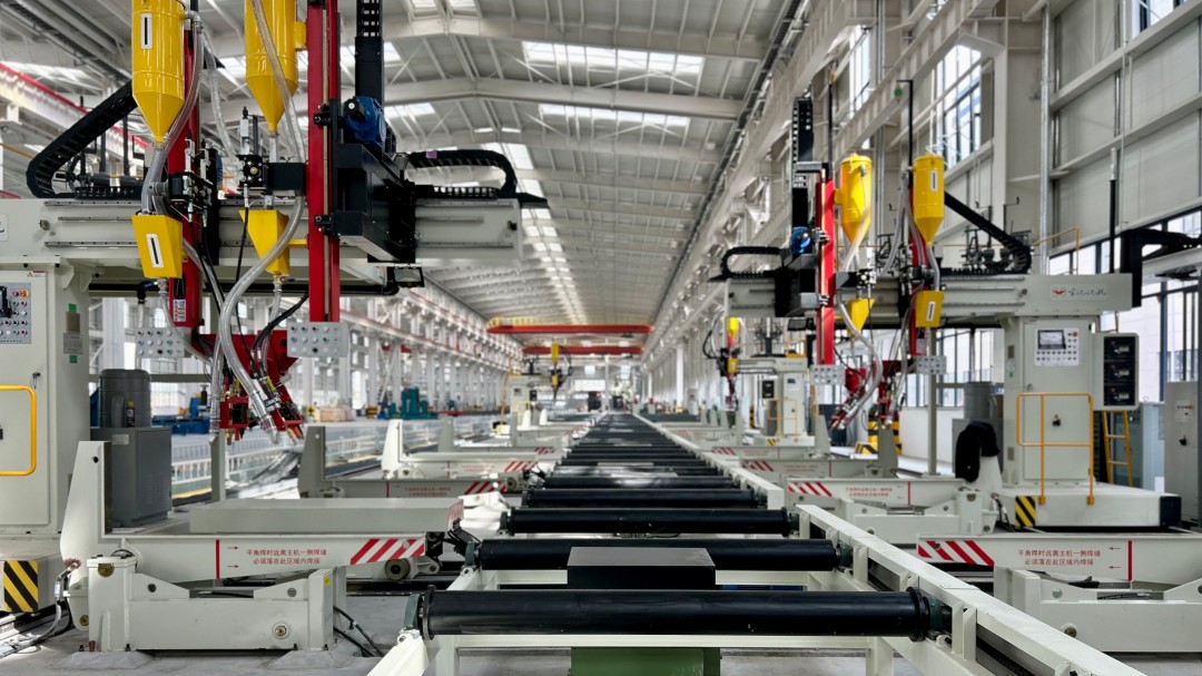 鋼結(jié)構(gòu)自動(dòng)化生產(chǎn)線