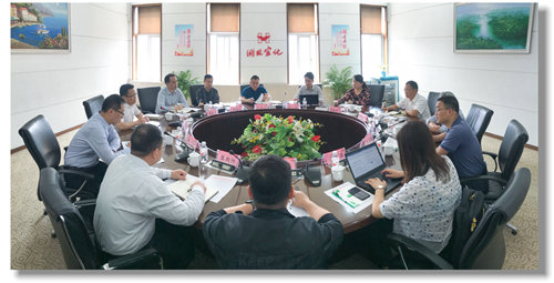 甕福集團(tuán)羅永留、開磷集團(tuán)杜紹倫一行到訪宜化集團(tuán)