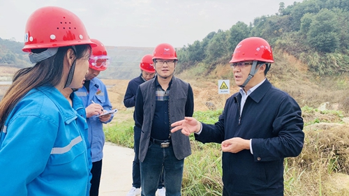 王大真到松滋肥業(yè)、楚星公司現(xiàn)場辦公