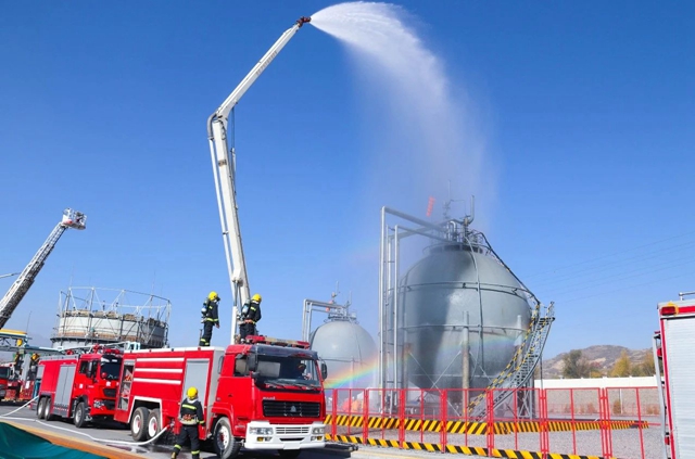 演練提技能交流促提升！青海宜化深入推進(jìn)消防安全標(biāo)準(zhǔn)化